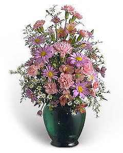 Bouquet of asters, carnations & chrysanthemums