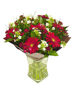 Red gerbera bouquet