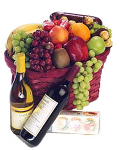 Gourmet Food & Wine Gift Basket