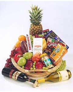 Gourmet Food & Wine Gift Basket
