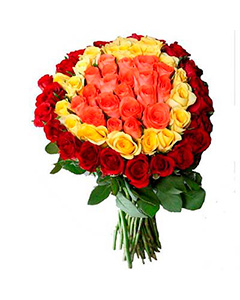 Bouquet of roses "Carnival of Love"