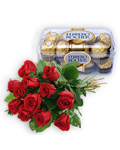Bouquet "Baby Loves You" & Ferrero
