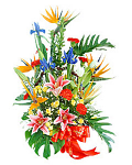 Mixed flower arrangement